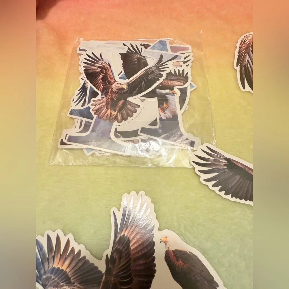 New Eagle Themed Happy Birthday Party Decorations  52 pieces